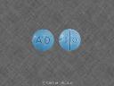 Blue pill Adderall 10mg logo